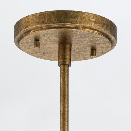 Elstead - Lustr na tyči KRISTY 1xE27/40W/230V pr. 15,2 cm měděná