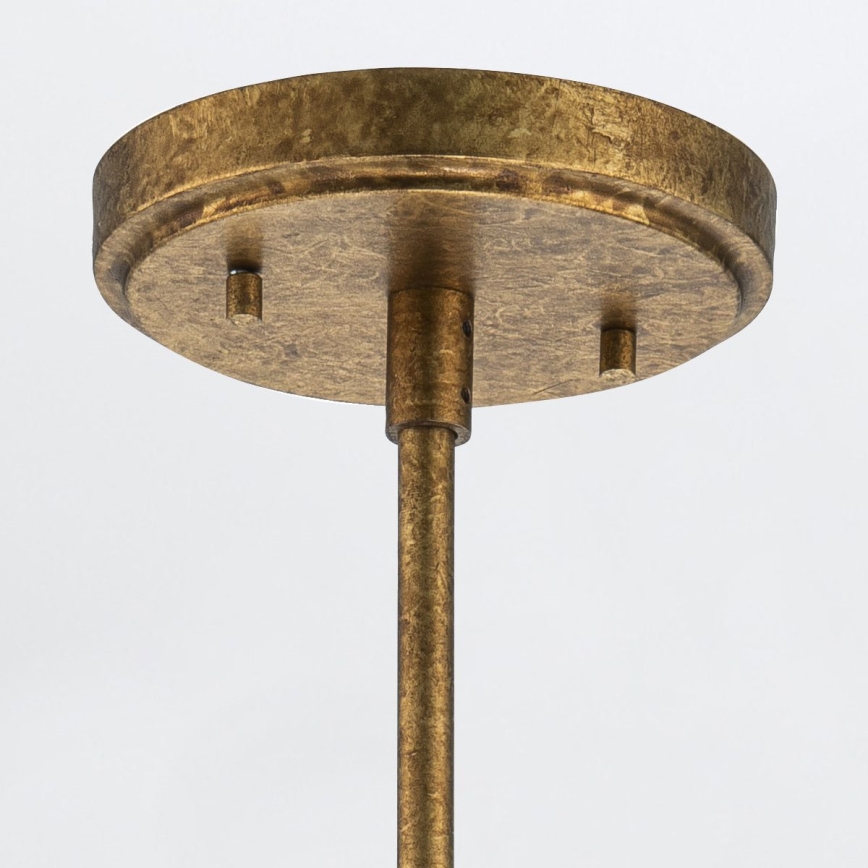 Elstead - Lustr na tyči KRISTY 1xE27/40W/230V pr. 15,2 cm měděná