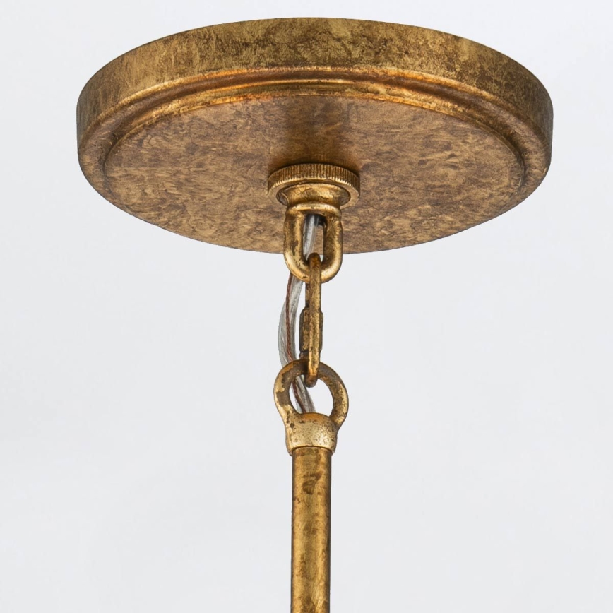 Elstead - Lustr na tyči KRISTY 4xE27/40W/230V měděná