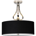 Elstead - LED Koupelnový lustr na tyči FALMOUTH 1xG9/3W/230V IP44 černá/lesklý chrom
