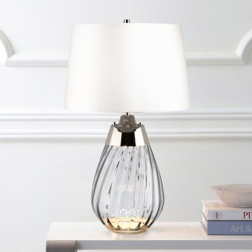 Elstead - LED Stolní lampa LENA 1xE27/60W/230V + 1xGU10/7W 60,5 cm bílá