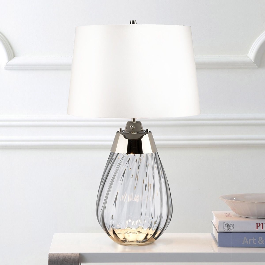 Elstead - LED Stolní lampa LENA 1xE27/60W/230V + 1xGU10/7W 60,5 cm bílá