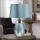 Elstead - LED Stolní lampa LENA 1xE27/60W/230V + 1xGU10/7W 60,5 cm modrá