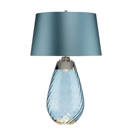 Elstead - LED Stolní lampa LENA 1xE27/40W/230V + 1xGU10/7W 74 cm modrá