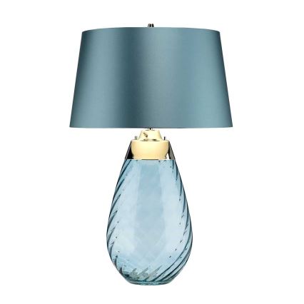 Elstead - LED Stolní lampa LENA 1xE27/40W/230V + 1xGU10/7W 74 cm modrá