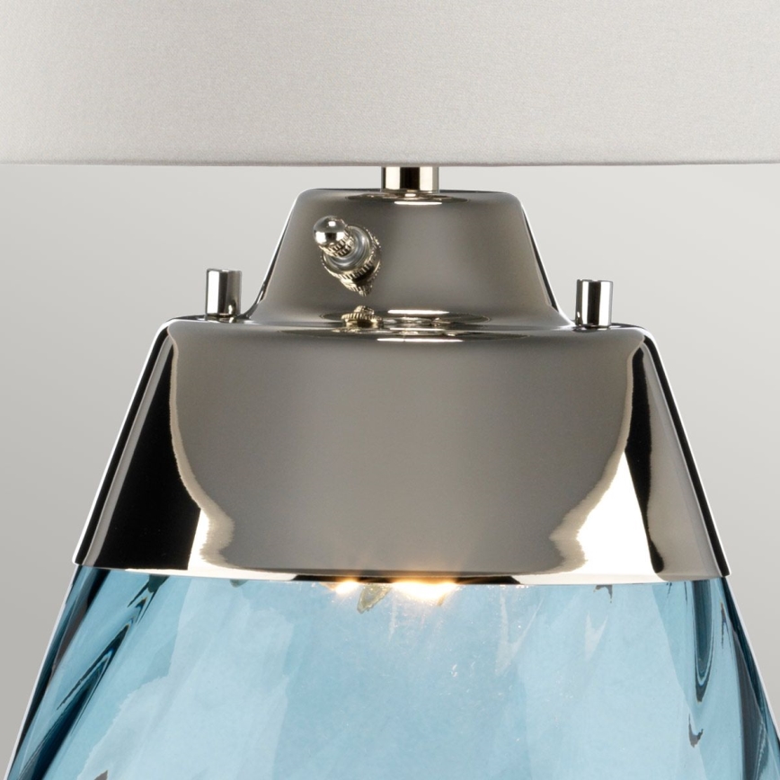 Elstead - LED Stolní lampa LENA 1xE27/40W/230V + 1xGU10/7W 74 cm modrá/bílá