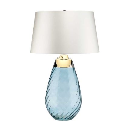 Elstead - LED Stolní lampa LENA 1xE27/40W/230V + 1xGU10/7W 74 cm modrá/bílá