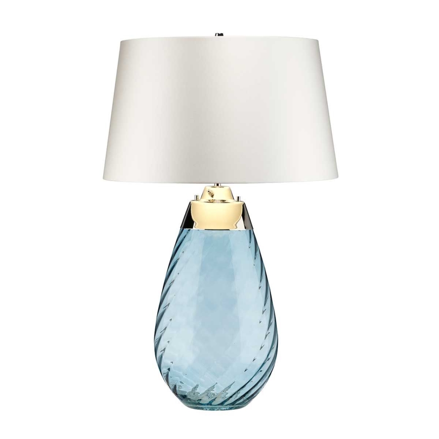 Elstead - LED Stolní lampa LENA 1xE27/40W/230V + 1xGU10/7W 74 cm modrá/bílá