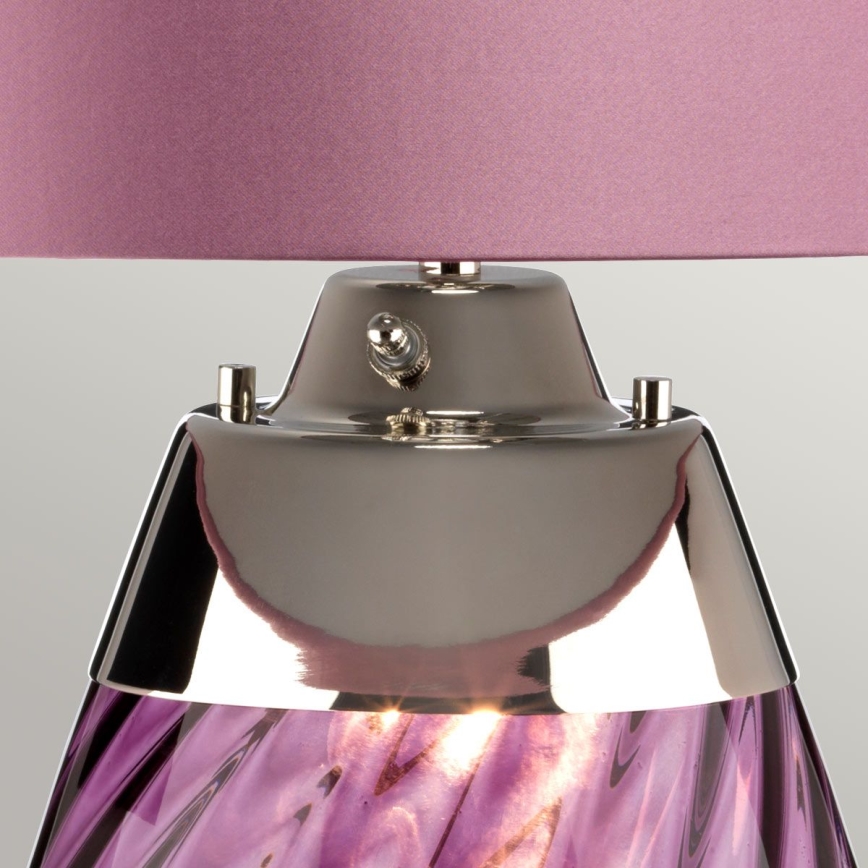 Elstead - LED Stolní lampa LENA 1xE27/40W/230V + 1xGU10/7W 74 cm růžová