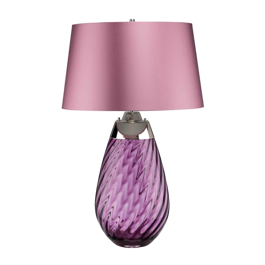 Elstead - LED Stolní lampa LENA 1xE27/40W/230V + 1xGU10/7W 74 cm růžová