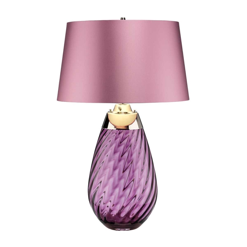 Elstead - LED Stolní lampa LENA 1xE27/40W/230V + 1xGU10/7W 74 cm růžová