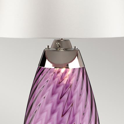Elstead - LED Stolní lampa LENA 1xE27/40W/230V + 1xGU10/7W 74 cm růžová/bílá