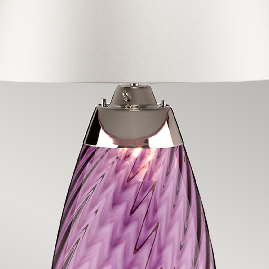 Elstead - LED Stolní lampa LENA 1xE27/40W/230V + 1xGU10/7W 74 cm růžová/bílá