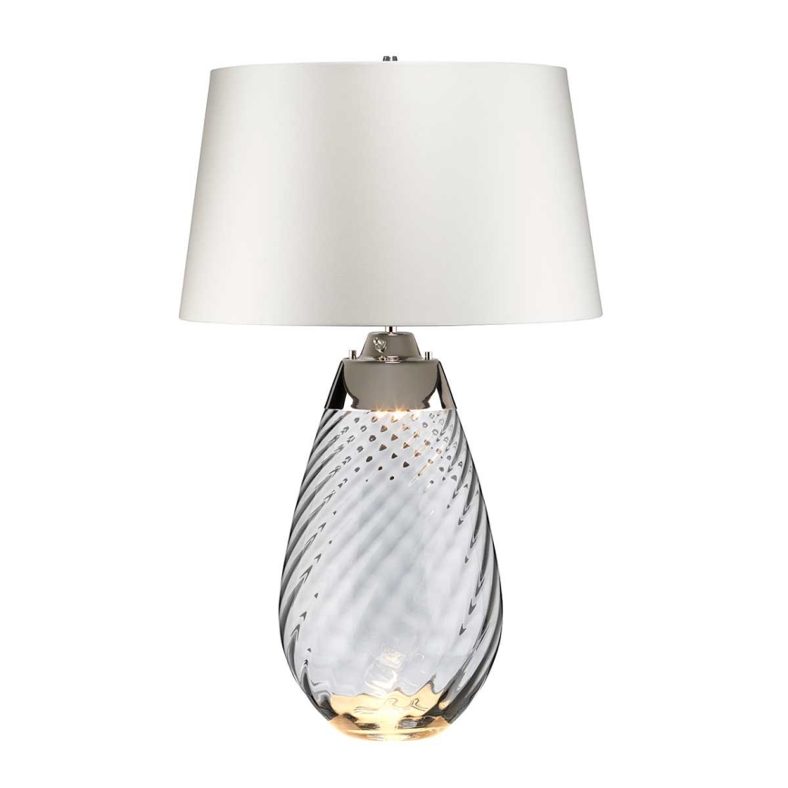 Elstead - LED Stolní lampa LENA 1xE27/40W/230V + 1xGU10/7W 74 cm bílá