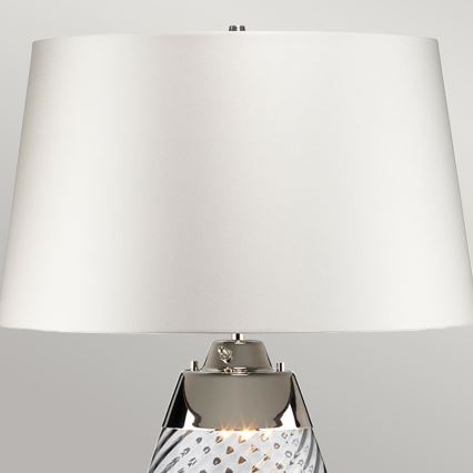 Elstead - LED Stolní lampa LENA 1xE27/40W/230V + 1xGU10/7W 74 cm bílá