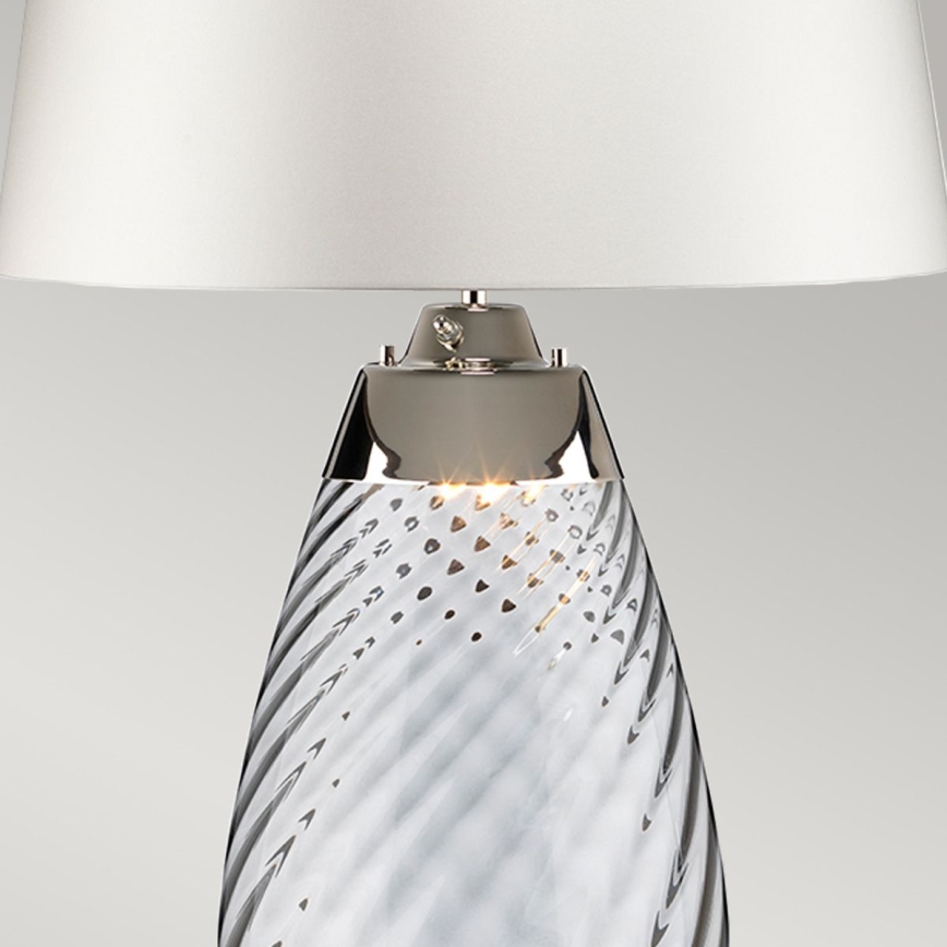 Elstead - LED Stolní lampa LENA 1xE27/40W/230V + 1xGU10/7W 74 cm bílá