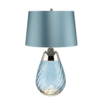 Elstead - LED Stolní lampa LENA 1xE27/60W/230V + 1xGU10/7W 60,5 cm modrá