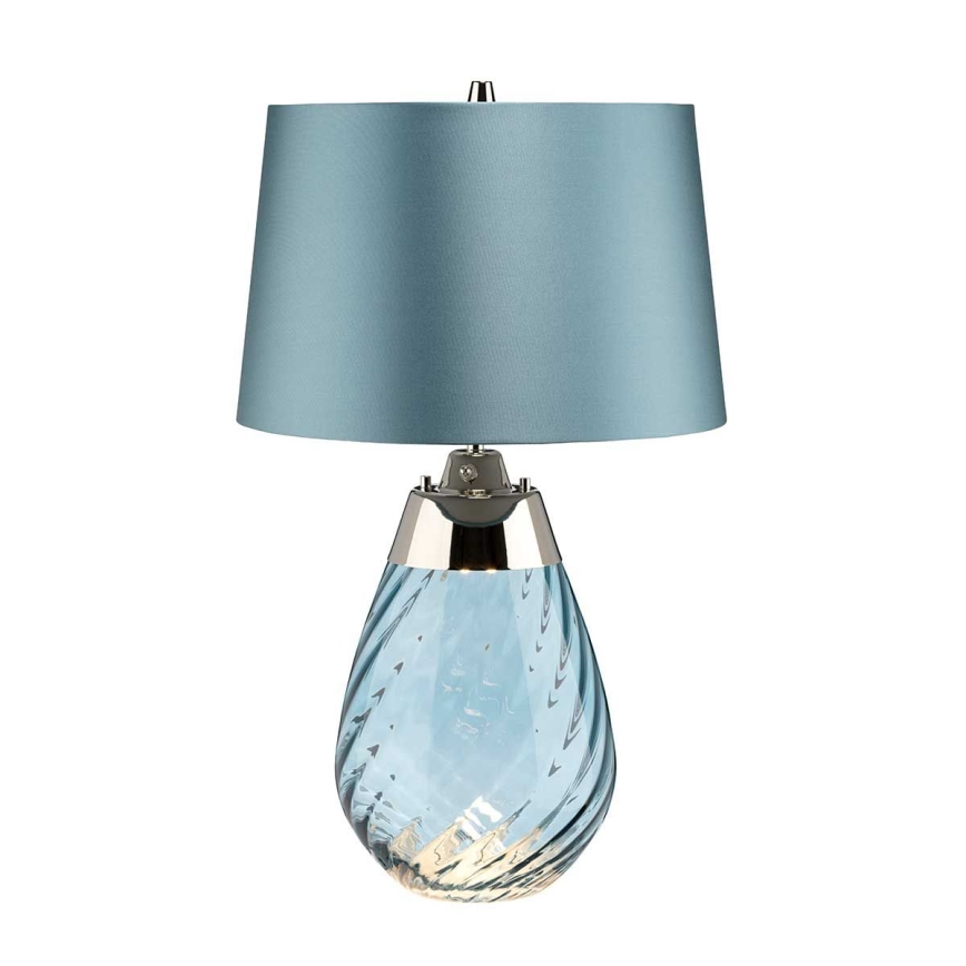 Elstead - LED Stolní lampa LENA 1xE27/60W/230V + 1xGU10/7W 60,5 cm modrá