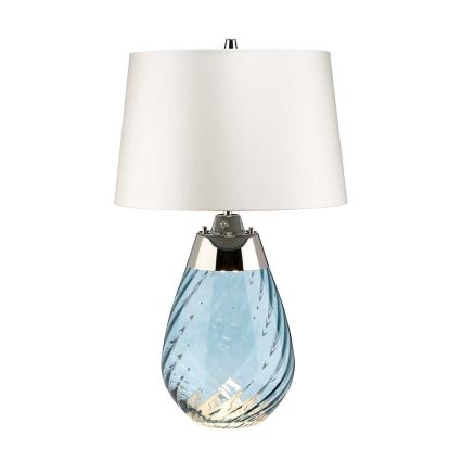 Elstead - LED Stolní lampa LENA 1xE27/60W/230V + 1xGU10/7W 60,5cm modrá/bílá
