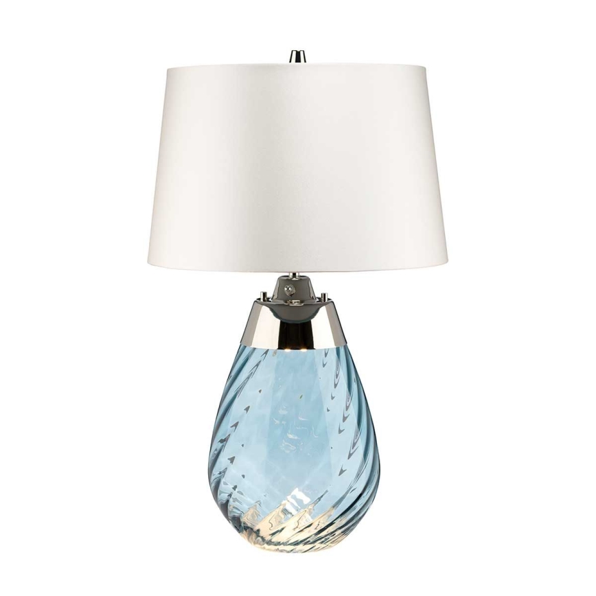 Elstead - LED Stolní lampa LENA 1xE27/60W/230V + 1xGU10/7W 60,5cm modrá/bílá