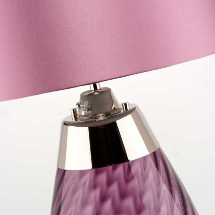 Elstead - LED Stolní lampa LENA 1xE27/60W/230V + 1xGU10/7W 60,5 cm růžová