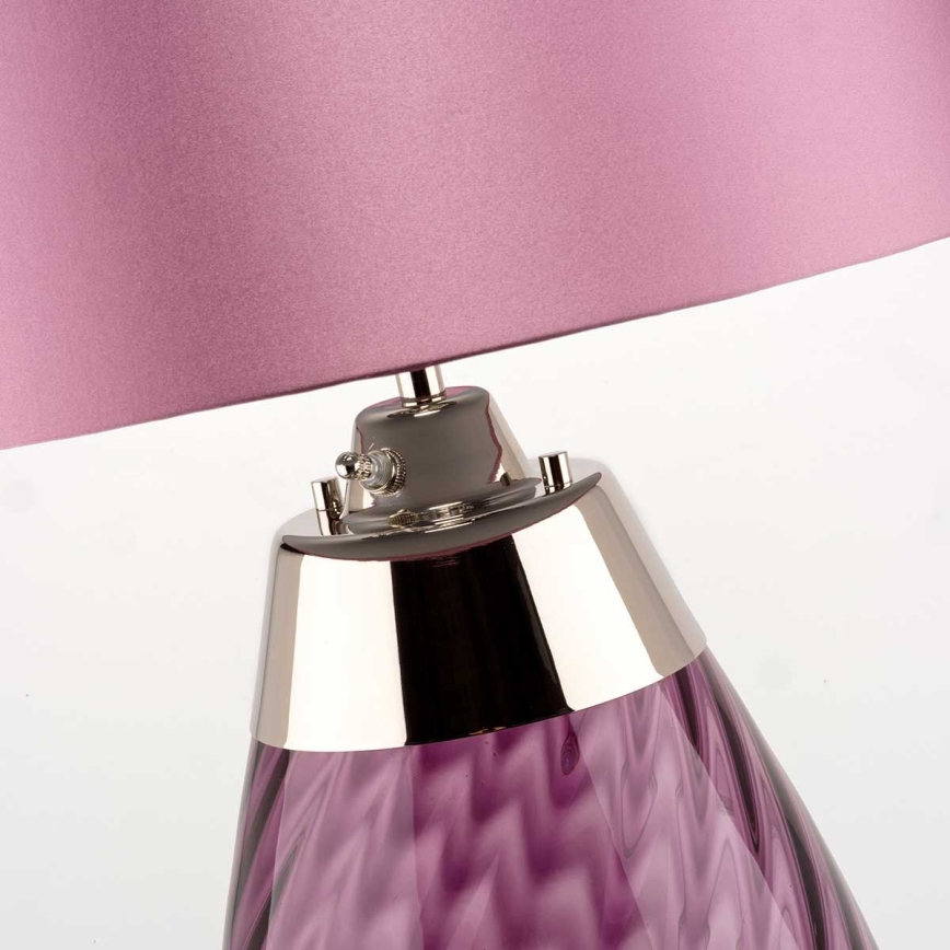 Elstead - LED Stolní lampa LENA 1xE27/60W/230V + 1xGU10/7W 60,5 cm růžová