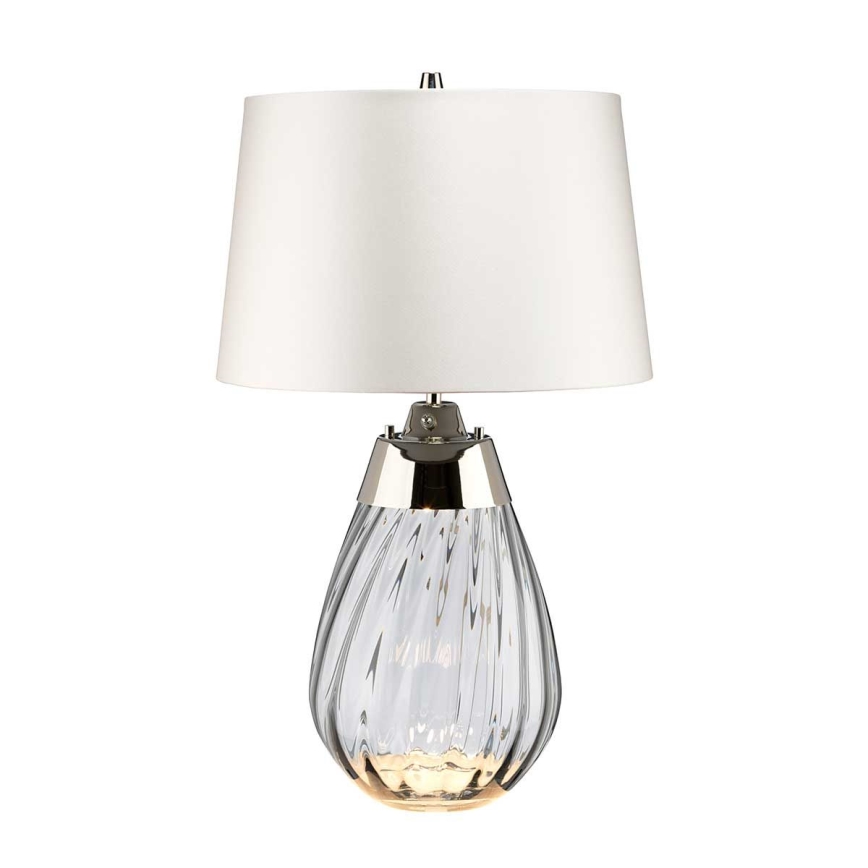 Elstead - LED Stolní lampa LENA 1xE27/60W/230V + 1xGU10/7W 60,5 cm bílá