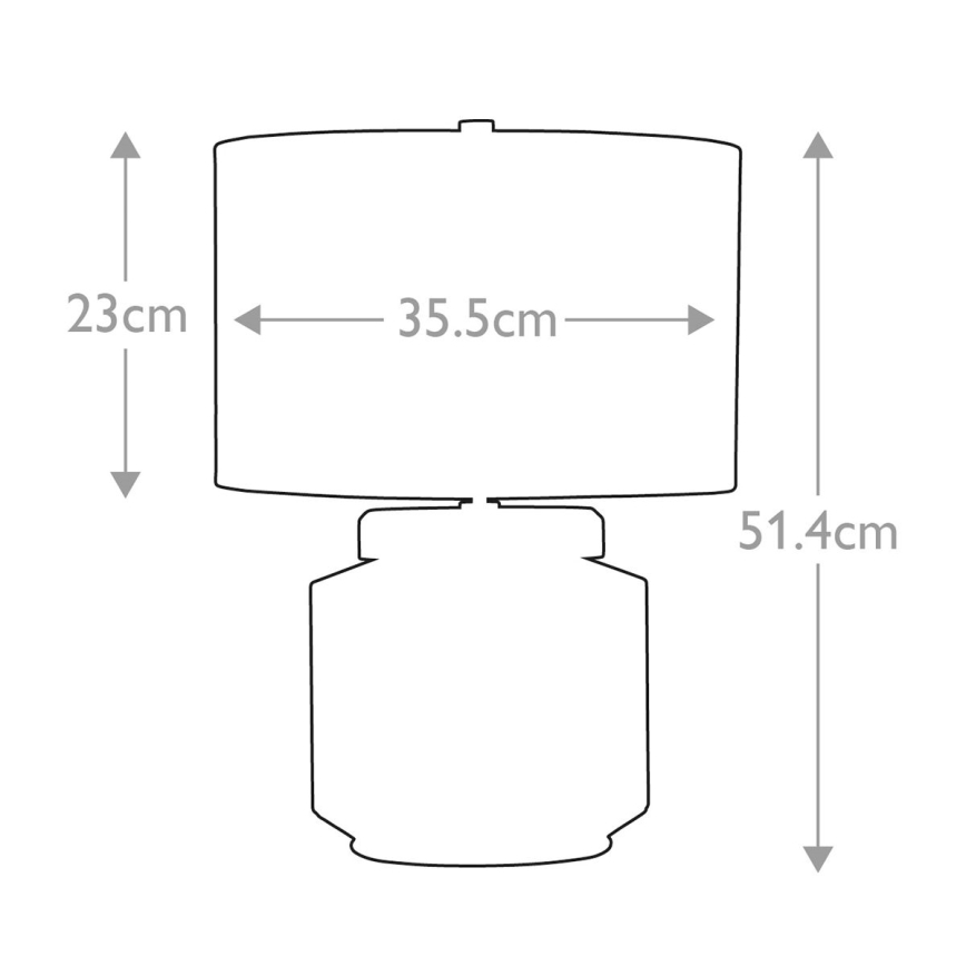 Elstead - Stolní lampa LUGA 1xE27/60W/230V