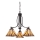 Elstead - Lustr na řetězu Tiffany ASHEVILLE 3xE27/60W/230V   