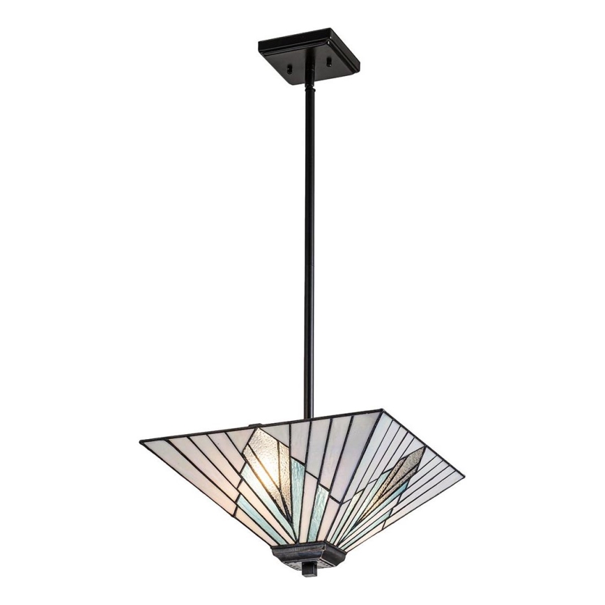 Elstead - Lustr na tyči ALDERLEY 2xE27/60W/230V