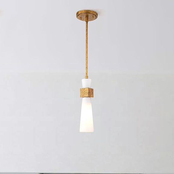 Elstead - Lustr na tyči KRISTY 1xE27/40W/230V pr. 15,2 cm měděná