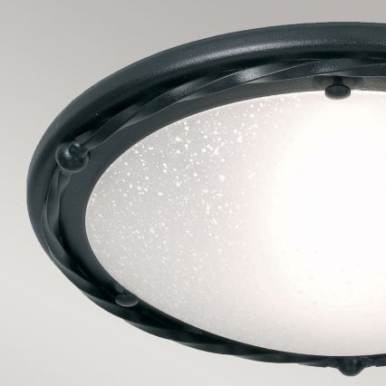 Elstead - Stropní svítidlo PEMBROKE 1xE27/60W/230V černá