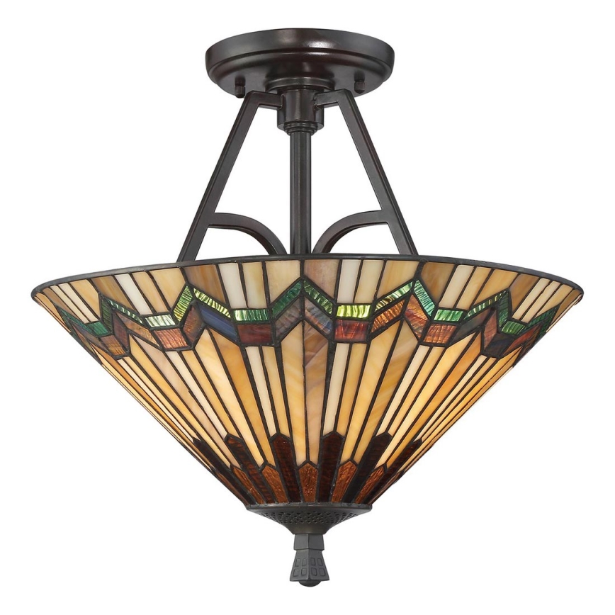 Elstead - Přisazený lustr Tiffany ALCOTT 2xE27/60W/230V