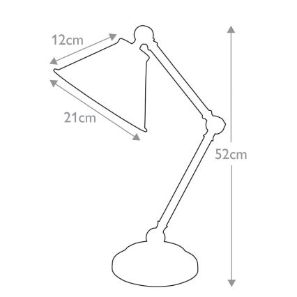 Elstead - Stolní lampa PROVENCE ELEMENT 1xE27/60W/230V černá