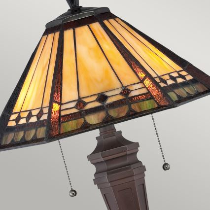 Elstead - Stolní lampa Tiffany ALCOTT 2xE27/60W/230V    