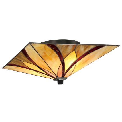 Elstead - Stropní svítidlo Tiffany ASHEVILLE 2xE27/60W/230V