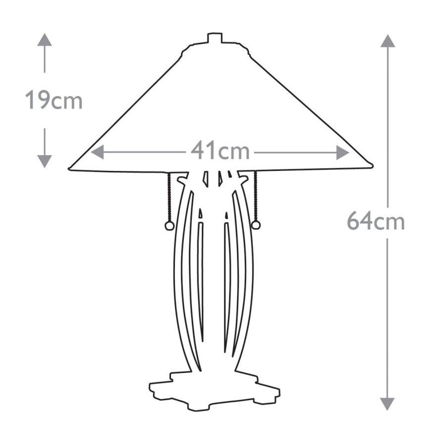 Elstead - Stolní lampa ASHEVILLE 2xE27/60W/230V    