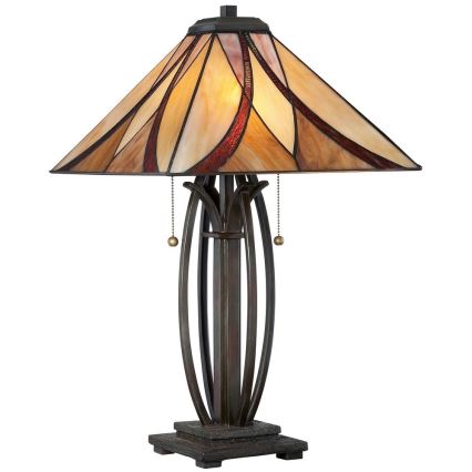 Elstead - Stolní lampa Tiffany ASHEVILLE 2xE27/60W/230V    