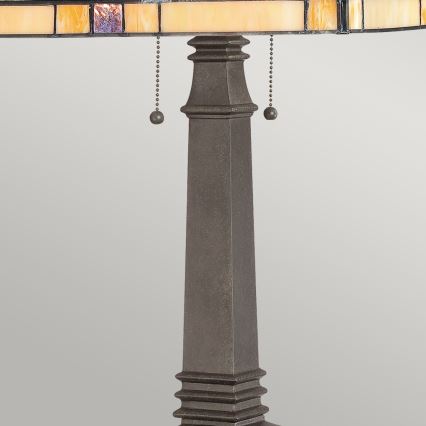Elstead - Stolní lampa Tiffany FINTON 2xE27/60W/230V    
