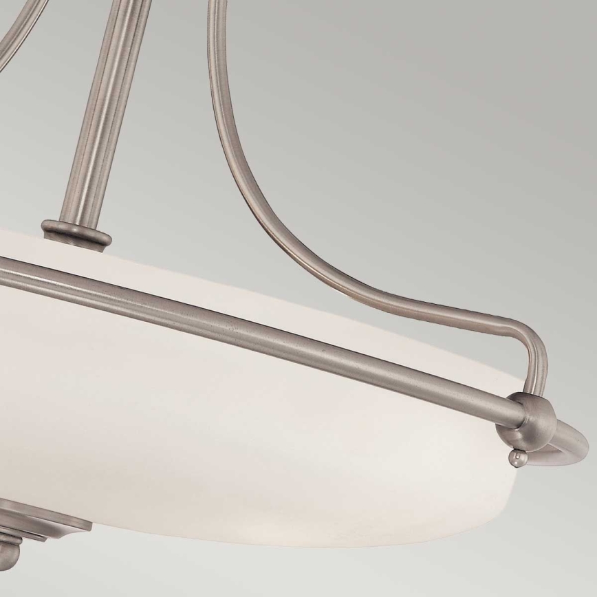 Elstead - Přisazený lustr GRIFFIN 3xE27/100W/230V matný chrom