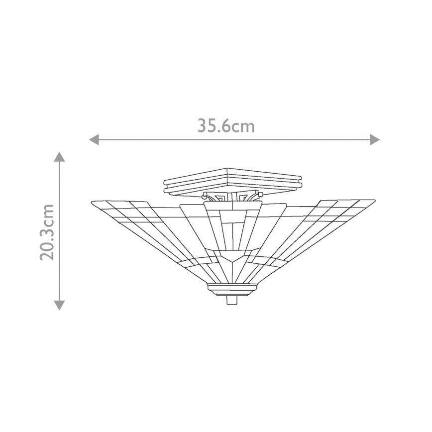 Elstead - Stropní svítidlo INGLENOOK 2xE27/60W/230V    
