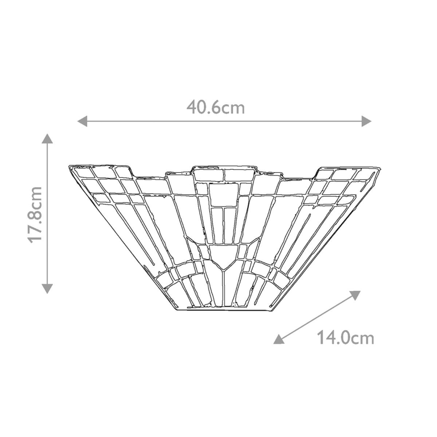 Elstead - Nástěnné svítidlo INGLENOOK 2xE14/60W/230V