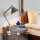 Elstead - Stolní lampa PROVENCE ELEMENT 1xE27/60W/230V šedá
