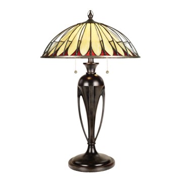 Elstead - Stolní lampa Tiffany ALAHAMBRE 2xE27/60W/230V