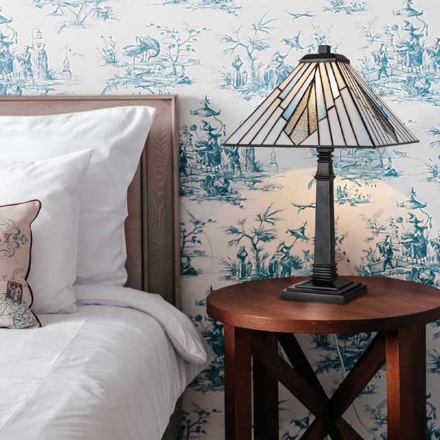 Elstead - Stolní lampa Tiffany ALDERLEY 1xE27/60W/230V