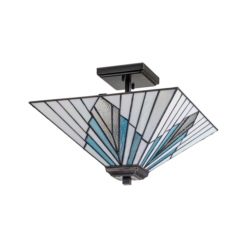 Elstead - Lustr na tyči ALDERLEY 2xE27/60W/230V