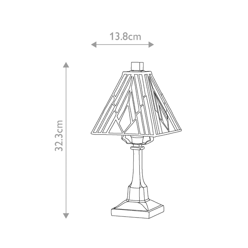Elstead - Stolní lampa Tiffany ALDERLEY 1xE14/40W/230V 32,3 cm