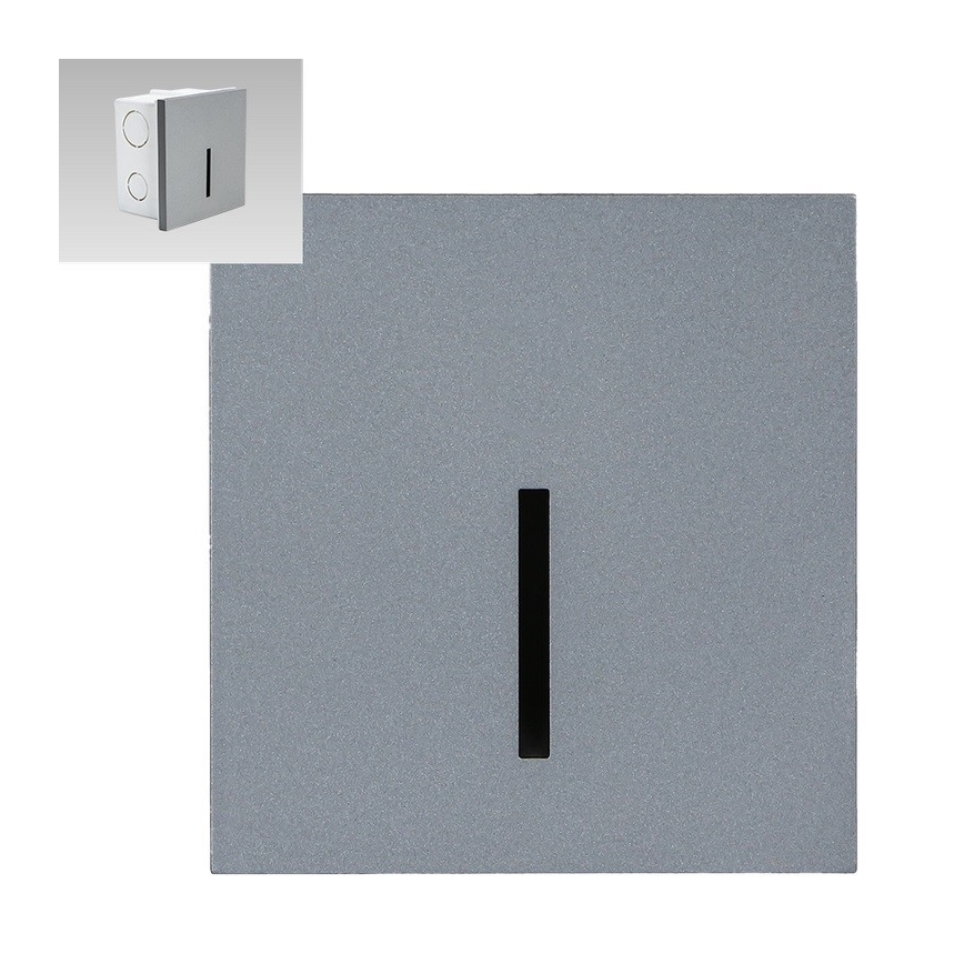 Emithor 70429 - LED Schodišťové svítidlo LINE LED/1W/230V 4000K šedá