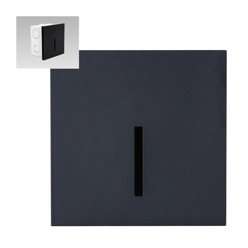 Emithor 70431 - LED Schodišťové svítidlo LINE LED/1W/230V 4000K černá