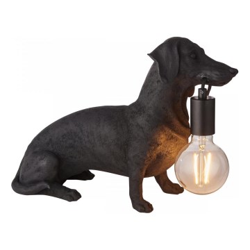 Endon 101188 - Stolní lampa DACHSHUND 1xE27/10W/230V černá